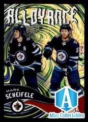 2020-21 Metal Universe Alloyance #AL10 Mark Scheifele/Kyle Connor